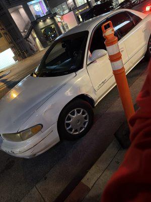 Security hard car, he's a big BIG BOY! lol