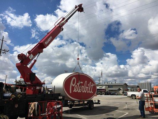 Crane service available at competitive rates