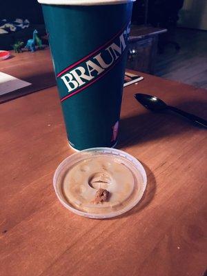 What I found in the bottom of my shake.