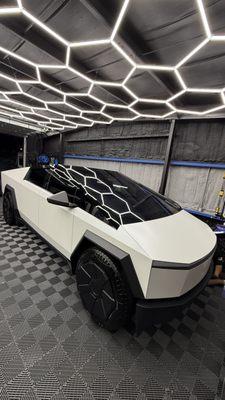 Cyber trucks wraps Adding ceramic window tint saves you over $200