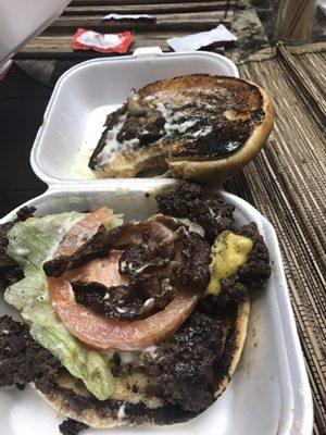 Don't ever go here for Burgers...this is Disgusting as you can see they burnt my burger