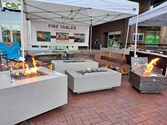 Rustic Elegance booth at the Capital City Public Market in downtown Boise Idaho, The Grove Plaza