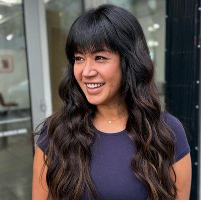 Hair extensions by Brenna at Mane Society