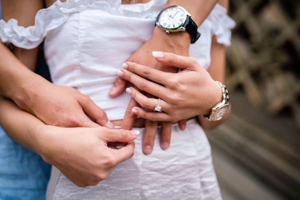 Custom engagement ring