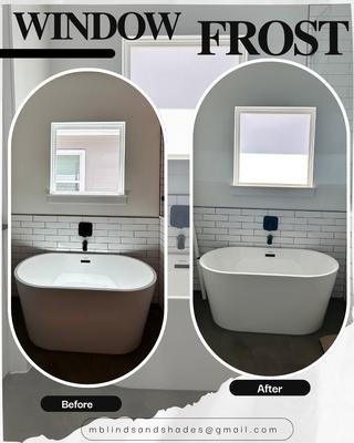 Window Frost Installation.