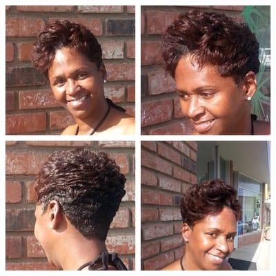 Eva's newest creation. Love my new hairstyle!!!