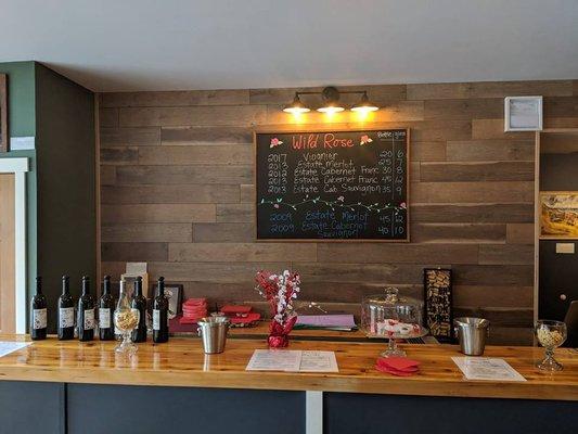 Tasting room during Red Wine & Chocolate weekend.