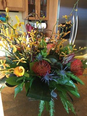 Creative and unique arrangement. Couldn't have been more pleased!