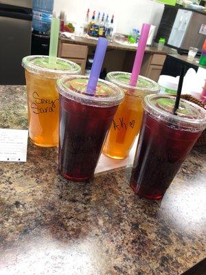 Spillin the tea with my Ladies