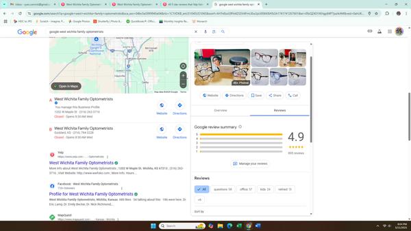 895 great Google reviews!