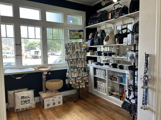 The cat room has everything for your feline friend