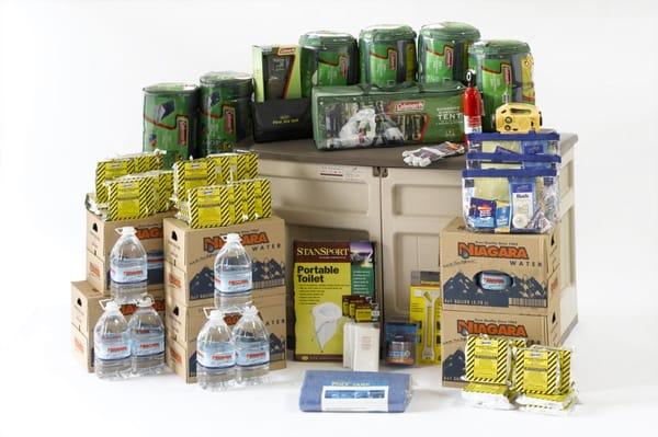 Six Person Quake Relief Center. 2 week survival for 6 people.