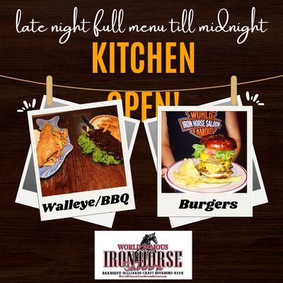 Walleye Dinner Barbeque Dinner & Quad Burger! YUMMY!!!!!