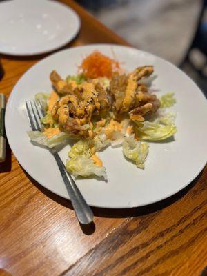 Soft shell crab app 5.95 ! 10/10! Crispy and fresh! Exactly what i wanted!!