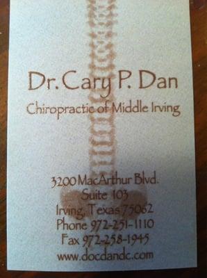 Dr. Cary P. Dan
