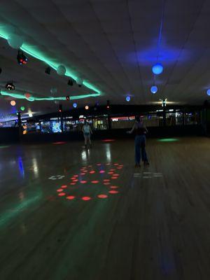 Roller blading rink