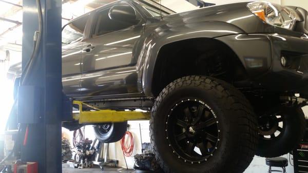 Exhaust system getting done