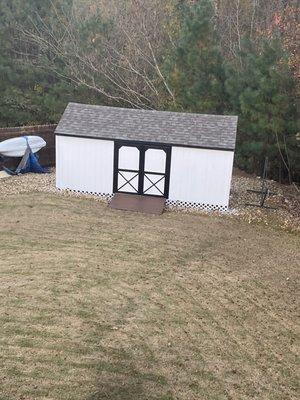 Shed painted