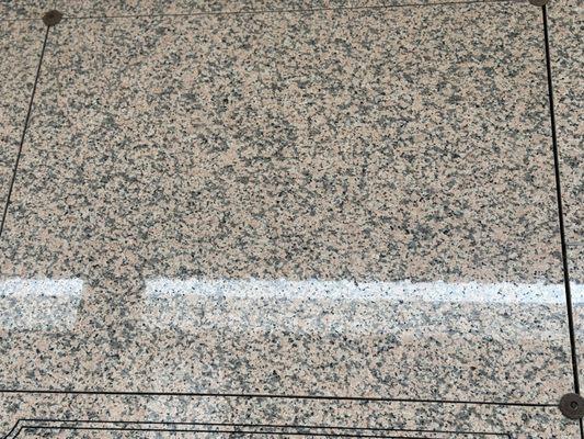 unmarked grave in mausoleum