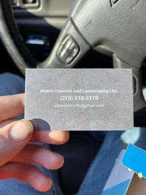 Wren’s Concrete And Landscaping