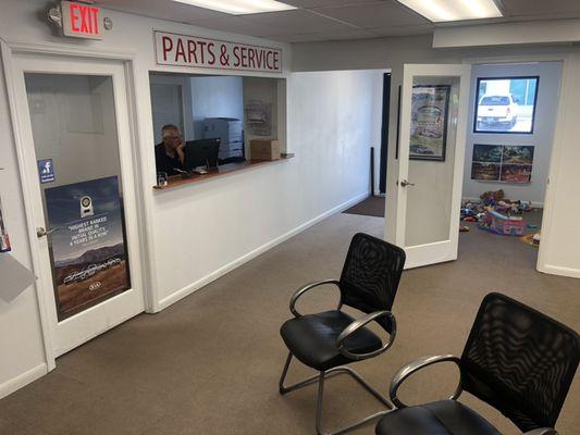 Parts and Service department