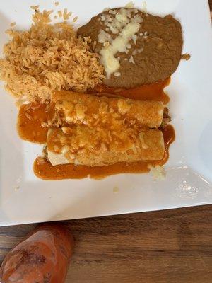 Chicken enchiladas
