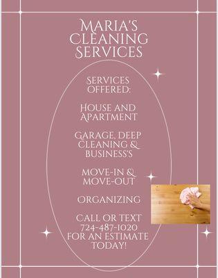 Marias Cleaning Services