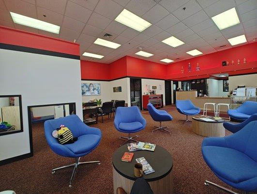 Waiting Area Cozy with Coffee