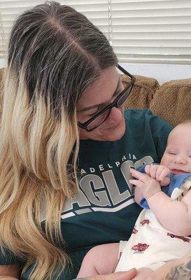 Hair was down to my butt with split ends