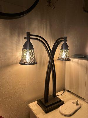 Mellow lighting and phone/watch charger while you recharge