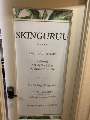 Entrance of Skin Guruu