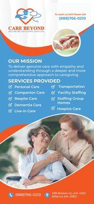 Care Beyond Healthcare and Staffing