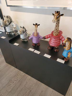 Carlos and Albert: ceramic sculpture