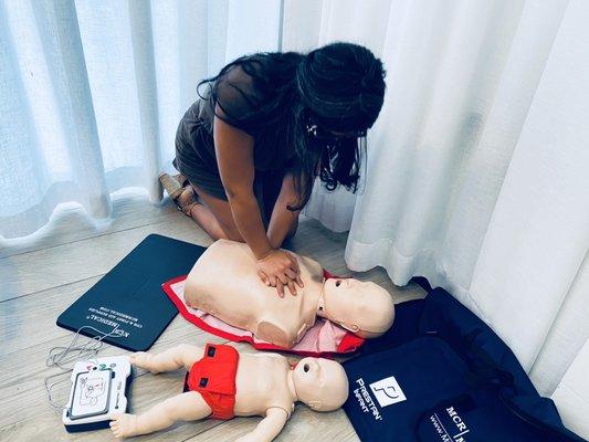 Take some time to learn First Aid & CPR.
It saves lives and it works.