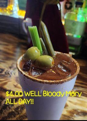 $4 bloody Mary's on sunday