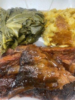 BBQ 4 Bones Dinner. 3 Sides Sunday & Tuesday Catering Available