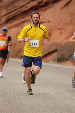 Owner Mike Perri at the 2011 Canyonlands Half Marathon