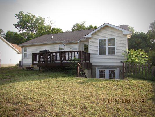 Cute one level home in Culpeper, staged and sold!