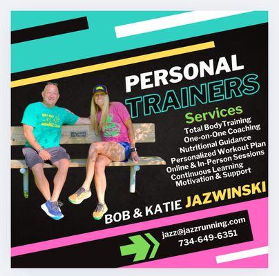Contact us for personal training. jazz@jazzrunning.com