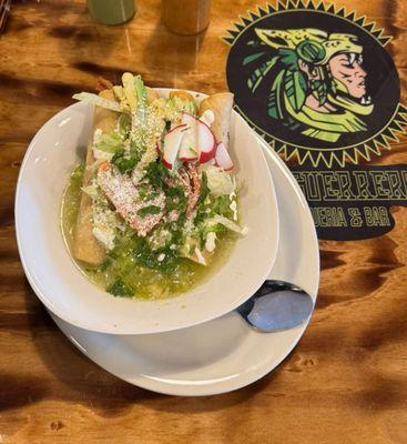 Taquitos dorados con consome mmmm