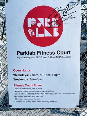 Parklab Exercise Court