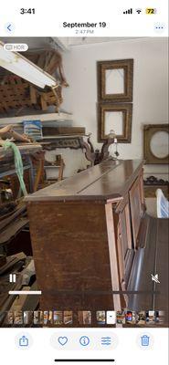 Before 1894 upright Evette piano Boston