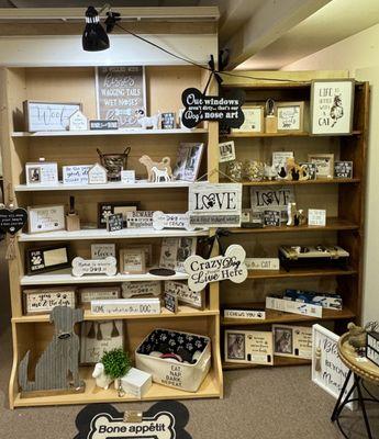 Our dog and cat section