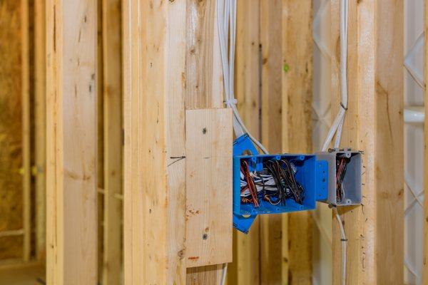 Socket box for new construction