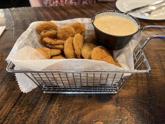 Fried Pickles with Bistro Sauce