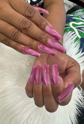Nails by Ms Lisa at Onyx Nails in National City. Call us at 858-999-9979 to schedule your appointment. Walk-in welcome!