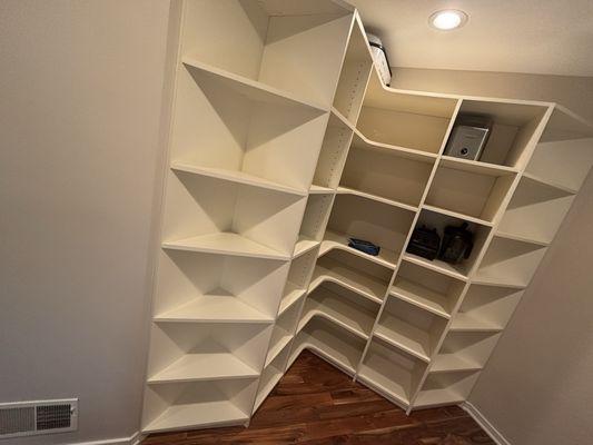 Custom made Pantry shelving!