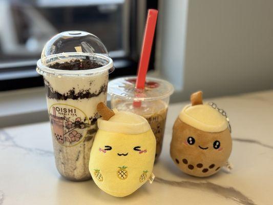 Oreo Cream All the way, Brown Sugar milk tea Bubble Tea squishy