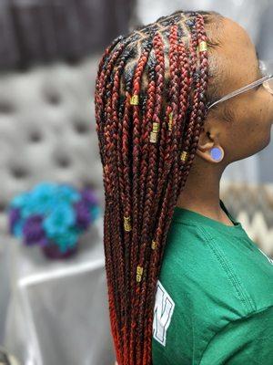 Knotless Box Braids