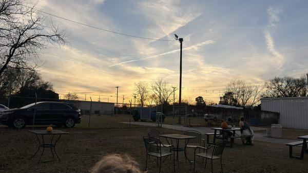 Autum sky in the ville